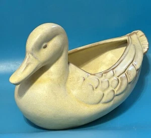 Vintage Frankoma Stoneware Duck Planter 208A - Picture 1 of 10