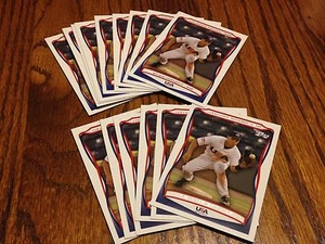 (15) LOTE DE TARJETAS DE NOVATO RYAN WRIGHT 2010 TOPPS TEAM EE. UU. CINCINNATI ROJOS - Imagen 1 de 1
