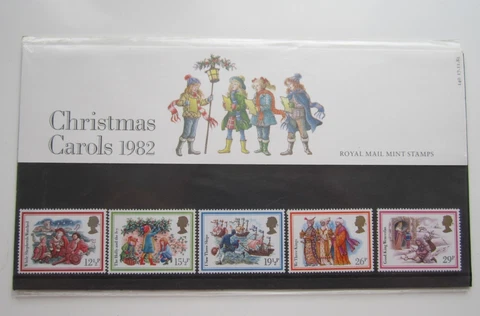 1982 ROYAL MAIL MINT STAMPS. PRESENTATION PACK No.140 CHRISTMAS. FREE UK P&P Cover