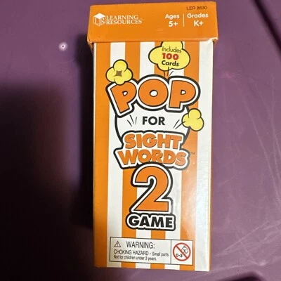 Recursos de Aprendizaje Pop a la Vista Juego de Palabras 2 Vocabulario Edades 5+ Foto 1 de 4