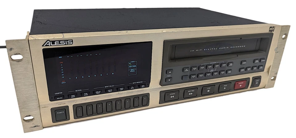Vintage ALESIS ADAT XT20 Multi-Track Digital Audio Recorder - For Parts/Repair - Image 1 of 4