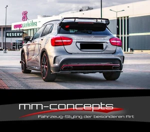 CUP Dachspoiler SCHWARZ für Mercedes GLA 45 AMG 156 Heck Aufsatz Verlängerung  - Bild 1 von 4