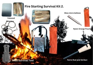Pro Fire Starting Kit With Free Gift ( B ) - Picture 1 of 7