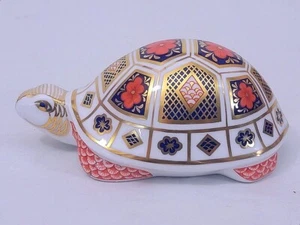 Pisapapeles Royal Crown Derby Imari patrón tortuga 758 - Imagen 1 de 5