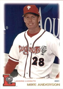 Mike Anderson 2001 Grandstand Lansing Lugnuts RC *AutographDen* FREE SHIP - Picture 1 of 1