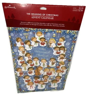 Hallmark Advent Calendar Meaning of Christmas Angels With Envelope New - Image 1 of 4