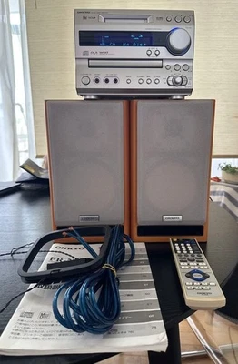 ONKYO X-N7TX Mini Component System w/ Remote, Speaker Cables x2, AM/FM Antennas - image 1 of 4