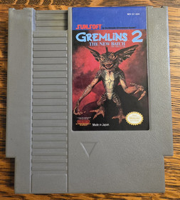 Sunsoft Gremlins 2: The New Batch Nintendo NES Game Cartridge NTSC-U/C vintage 
