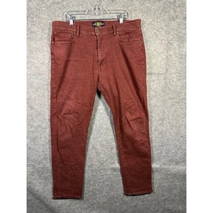 Lucky Brand 410 Athletic Fit Burgundy Red Jeans Menswear - Picture 1 of 11