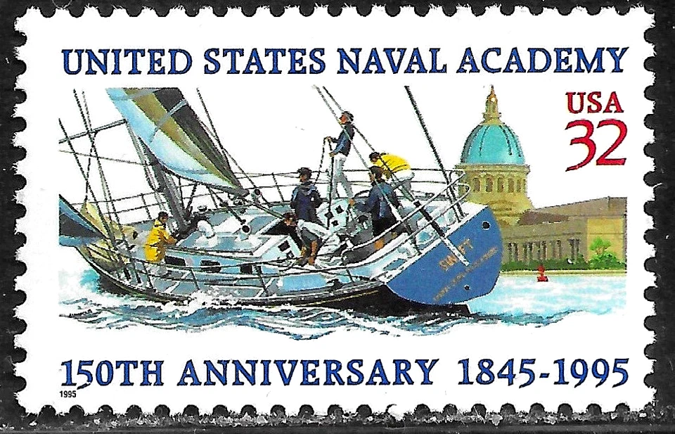HICK GIRL- MNH. U.S. STAMPS   SC#3001   1995   NAVAL ACADEMY     M54 - Image 1 of 1