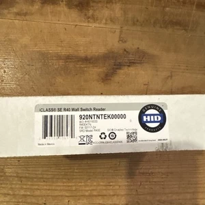 HID 920NTNTEK00000 iClass SE R40 Wall Switch Reader New In Box - Picture 1 of 11