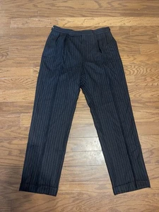 Pantalones De Colección Polo Ralph Lauren Dalton Talla 42 (42x30) Lana Cachemira Plisados - Imagen 1 de 13