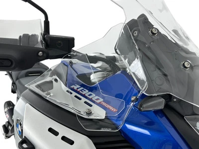 COPPIA DEFLETTORI LATERALI MAGGIORATI WRS TRASPARENTE PER BMW R 1300 GS ADV 2024 - Immagine 1 di 4