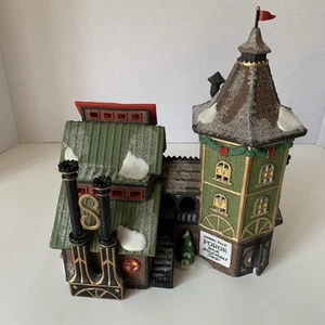 Dept 56 Heritage Village North Pole Series Forge & Assembly Lighted House 1995 - Bild 1 von 20