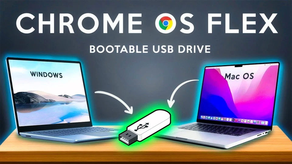 Pre Installed Chrome Os Flex installation USB 32GB - Image 1 of 1