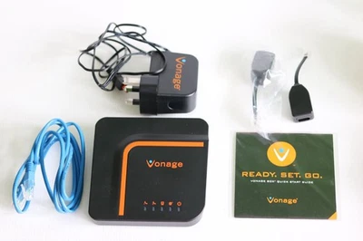 Vonage Digital Router Setup - Black & Orange  (VDV23-VU) - Image 1 of 4