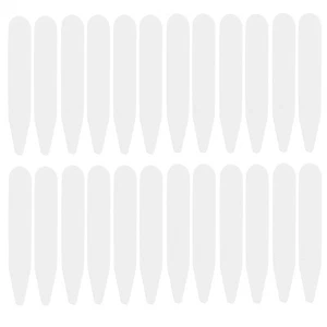 200pcs Collar Stays for Dress Shirts - Plastic Shirt Collar Stiffener Inserts - Picture 1 of 12