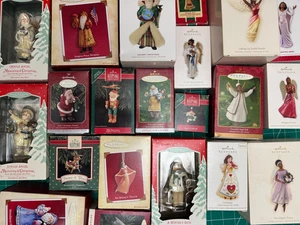 Hallmark Keepsake Christmas Tree Ornaments You Pick Angels Santa Elves Fairies - Picture 1 of 51