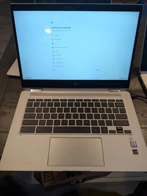 HP 2-in-1 Touchscreen Chromebook x360 14 G1 i3-8130U 8GB RAM 64GB eMMC SSD - Image 1 of 2