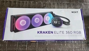 ✅ NZXT Kraken Elite 360 RGB 2024 AIO CPU Liquid Cooler 360mm 2.72" IPS LCD & RGB - Bild 1 von 11