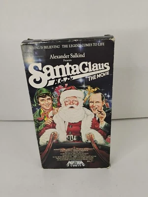 Santa Claus: The Movie (VHS 1985) Christmas Holiday Fantasy Dudley Moore Lithgow - Image 1 of 4