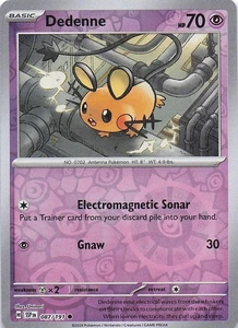 Dedenne Common Reverse Holo SV08: Surging Sparks 087/191 NM - Picture 1 of 2