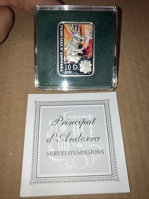 Pierre-Auguste Renoir Silver Proof Coin 10D Diners Andorra 2008 - Image 1 of 4