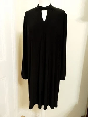 Wallis Black Long Sleeves Little Black Dress Size 20 Occasion Party - Image 1 of 4