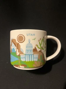 Tazza caffè Starbucks UTAH USA 14 oz You Are Here serie collezione 2016 - Foto 1 di 4