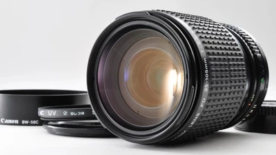 Canon New FD NFD 35-105mm F/3.5-4.5 MF Zoom Lens Excellent+++++ w/Hood JPN 0266 - Image 1 of 4