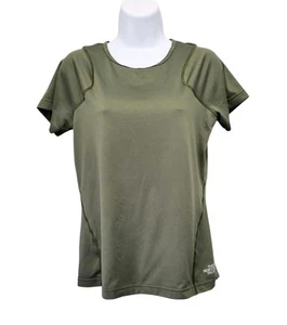 The North Face Flashdry Damen Medium Kurzarm Lauftop Rundhals Grün - Bild 1 von 8