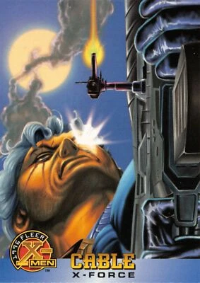 CABLE / 1996 Fleer X-Men Walmart BASE Trading Card #21 - Image 1 of 2