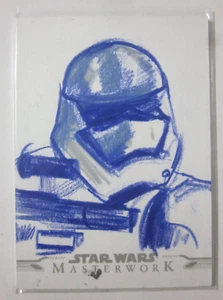 Aw 2021 STAR WARS MASTERWORKS BASAK KAHRAMAN SKETCH CARD STORMTROOPER TOPPS - Picture 1 of 2