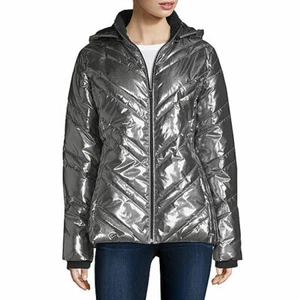 nwt $100 xersion water resistant puffer jacket hooded lightweight jacket sz lg - Picture 1 of 1