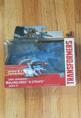 Transformers Dino Sparkers * Bumblebee Strafe * NEW 2014 - Image 1 of 3