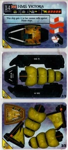 Wizkids Pirates At Oceans Edge CSG Rare #045 HMS VICTORIA Mint Unpunched - Picture 1 of 2