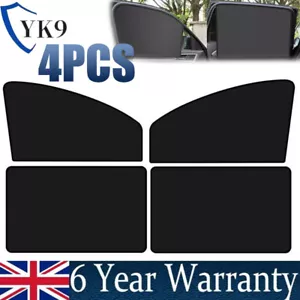 4PCS Magnetic Car Curtains Sun Shade UV Protection Auto Window Sunshade Cover - Picture 1 of 12