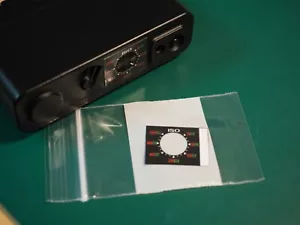 Minox 35 ML MB ISO 1600 Scale Replacement Label - Vinyl Waterproof - Picture 1 of 3