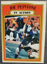 1972 Topps Baseball Joe Pepitone in Action #304 Cubs