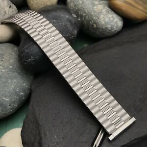 Speidel USA Wide Stainless Steel Expansion 19mm 20mm 22mm nos Vintage Watch Band