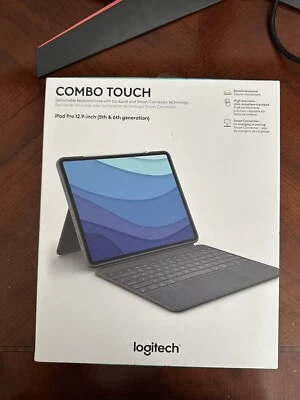 Logitech Combo Touch Keyboard Case for 12.9" Apple iPad Pro 5th Gen. - Oxford... - Image 1 of 2