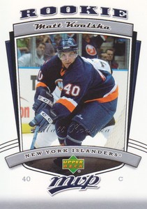 2006-07 Upper Deck MVP Hockey #347 Matt Koalska RC