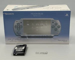 Sony PSP-2000 Console Blume Felicia Blue Limited box Region free - Brand New - Picture 1 of 4
