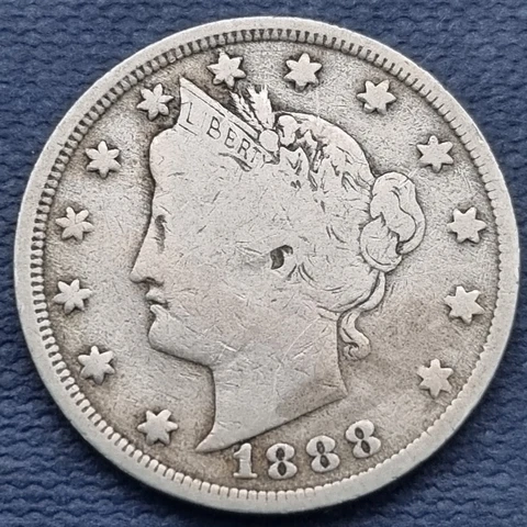 1888 Liberty Head Nickel 5c Better Grade #56873 Cover