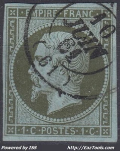 FRANCE EMPIRE N° 11 OBLITERATION CACHET A DATE - BONNES MARGES - COTE 90 € - Picture 1 of 2