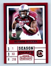 2017 Panini Contenders Draft Picks Alshon Jeffery South Carolina Gamecocks #5