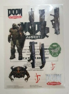 Official Doom Eternal Decals - New & Sealed - Picture 1 of 2