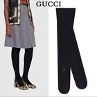 NWT GUCCI TIGHTS BLACK GG CRYSTALS 652652 size M