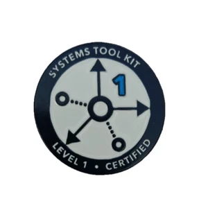 SYSTEMS TOOL KIT STK LEVEL 1 CERTIFIED PIN BADGE - Afbeelding 1 van 1