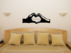 Love Forever Heart Hands Bedroom Living Room Decal Wall Art Sticker Picture